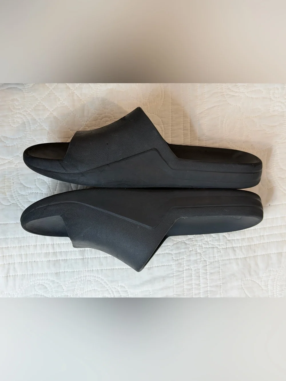 Gymshark Unisex Rest Day Slice Sandals Black Mens 10 Women’s 11 Comfy Shoe